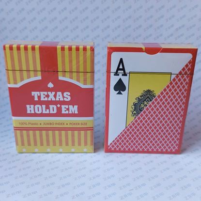 Колода карт 54 листа, красная рубашка